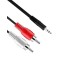 FEDUS 3.5mm aux Male to 2 RCA AV Cable, TRS 3-Pole Male TV Out Cable for Speaker Amplifier - 5M