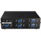 4 Port Powered VGA Splitter 1 in 4 Out 2000Mhz Video Distribution Duplicator for 1 PC to 4 Monitors Projector