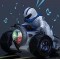 Astronaut Space Man Stunting Bike- Bump & Go Toy with Flashing Lights Realistic Sound 360° Rotation Entertaining