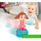 Musical Dancing Girl Doll Activity Play Center Toy 360° Rotating with Flashing Lights & Bump n Go Action Toys for Kids