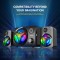 Ant Esports GS350 Pro 2.1 Stereo Gaming Speakers 15W,USB Powered Bluetooth Desktop Speaker Plus 3.5 mm Aux-in, in-line VolumeControl,RGB LED Lights Multimedia Speakers for PC, Laptop,Tablet,Cellphone