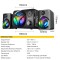 Ant Esports GS350 Pro 2.1 Stereo Gaming Speakers 15W,USB Powered Bluetooth Desktop Speaker Plus 3.5 mm Aux-in, in-line VolumeControl,RGB LED Lights Multimedia Speakers for PC, Laptop,Tablet,Cellphone