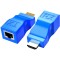 HDMI Extender, HDMI to RJ45 Ethernet Network Converter by Cat5-e/6 Cable 1080p up to 30m/98ft Repeater