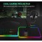 ADNET Large Size Extended Gaming Mouse Pad with Stitched Embroidery Edge, Premium-Textured Mouse Mat, Non-Slip Rubber Base Mousepad for Laptop/Computer (Green) (90X40X4)