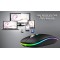 ADNET Wireless Bluetooth 5.1 Slim RGB Mouse | Rechargeable | LED Backlit | Dual Mode 2.4GHz