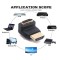 ADNET Male to Female HDMI Extender L-Shape Joiner | 270 Degree Adapter | 4Kx2K UHD Coupler