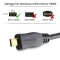 AGARO High Speed Micro HDMI Cable with Ethernet for TV, Personal Computer, Printer, Smartphone - 2 Meter