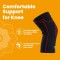 Comfort Knee Cap for Pain | Knee Support for Men/Women | Inner Cotton Lining for Skin Comfort (M)