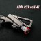AirMount Metal 3 In 1 Keychain Lighter|Waterproof Cigarette Flint Lighter + Keyring + Bottle Opener|Emergency Fire Starter Match Sticks Used For Outdoor Camping,Silver Cigarette Lighter