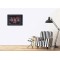 Ajanta Quartz Abstract Plastic Digital LED Rectangle Wall Clock OLC - 103 (39.6 cm x 29.6 cm x 3.5 cm, Black, Red)