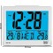 Ajanta Quartz Plastic Digital Alarm & Table clock, (8 x 7 x 3.5 cm, White, ODC 190)