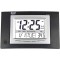 Ajanta Quartz Plastic Rectangle Digital Alarm Wall Clock (29 cm x 19 cm x 2.5 cm, Black, ODC 170)