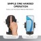 Amkette iGrip Drive AC Vent Car Phone Holder | Strong and Durable | Silicone Base Clamp | Quick Lock Release | 360 Degree Rotation | Drive Assist Companion App - (Black)