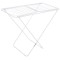 Solimo Cloth Drying Stand - 3 Way Folding, 42 Feet Drying Length, Total 20 Drying Rails (White)