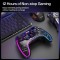 Ambrane Wireless Gaming Controller with Transparent Design, 2.4GHz | Integrated Dual Intensity Motor (OP-WLGC01)