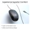 Ambrane Wired USB Mouse, High Resolution 1600 DPI Optical Sensor | 3-Button Clickable Scroll Wheel - Sliq 2 Wired