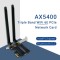 WiFi 6E AX210 5400Mbps PCle Adapter, Bluetooth 5.2 Wireless Network Card