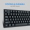 Amkette Lexus Neo USB Wired Multimedia Keyboard & Mouse Combo Bundle Pack for PC/Laptop (Black)