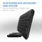 Amkette Wi-Key NXT Keyboard Mouse Combo | UV Coated Keys | upto 1600 DPI | Silent Keystroke