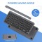 Amkette Optimus Bluetooth 4 in 1 Keyboard with 3 Bluetooth Devices and 1 USB Device Connectivity, Compact & Portable Size with On/Off Switch, Silent Keystrokes, Direct Multimedia Keys