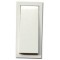 6A 240 V Rider 1-Way Slim Switch with Spark Shield for home office use | 47101 (White) - 20 pcs