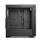 Ant Esports ICE-200TG Mid Tower Gaming Cabinet Computer case with RGB Front Panel Supports ATX, Micro-ATX, Mini-ITX Motherboard with Transparent Tempered Glass Side Panel,1 x 120 mm Rainbow Fan
