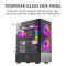 Ant Esports ICE-100 Mid-Tower Computer Case/Gaming Cabinet - Black | Supports ATX, Micro-ATX, Mini-ITX | Pre-Installed 2 x 140mm Front Fans and 1 x 140 mm Rear Fan