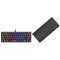 Ant Esports MK1200 Mini Wired Mechanical Gaming Keyboard with RGB Backlit Lighting & MP320S - Speed Gaming Mouse Pad-XL-Extended Large with Stitched Edges, Waterproof Non-Slip Base for Gaming