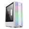 Ant Esports ICE-280TGW Mid Tower Computer Case I Gaming Cabinet -White Supports & VS500L 500 Watt Non-Modular Continuous Power Gaming Power Supply/PSU for PC