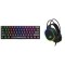Ant Esports MK1300 Mini Wired Mechanical Gaming Keyboard with 60% Compact Form Factor - Outemu Red Switches & H1000 Pro Wired Over Ear Headphones with Mic (Black)