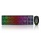 Ant Esports KM1600 Gaming Keyboard & Mouse Combo, Wired Backlit Rainbow LED Keyboard & 3200 DPI Gaming Mouse for PC/Laptop - Black
