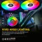 Ant Esports ICE-360 360mm Addressable RGB 2600RPM AIO I CPU Liquid Cooler - Black I Support Intel - LGA115X/1200/1700/1366/2011/2066, AMD - FM1/FM2/AM2//AM2+/AM3/AM3+/AM4/AM5