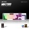 Ant Esports MK 1700 Wired Membrane Gaming Keyboard –with Backlit RGB LED, USB-A Connection, Quiet Keystrokes, 12 Multimedia Function Keys - for Computer, PC, Desktop, Gamer– 1 Year Warranty–Mercury