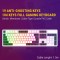 Ant Esports KM1610 LED Keyboard and Mouse Combo, 104 Keys Rainbow Backlit Keyboard and 7 Colour RGB Mouse, White Gaming Keyboard and Mouse Combo for PC Laptop Xbox PS4 Gamers and Work