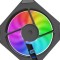 Ant Esports Sciflow 120mm ARGB Case Fan - Black, Infinity Mirror Design, PWM Control, RGB Sync, 1500 RPM, 65.4 CFM Airflow