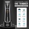 Ant Esports MGK1850 Beard, Body, Pubic Hair Grooming | Ceramic Blades, Shower friendly IPX5, LED Display, LED Torch, Dock Trimmers