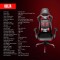 Ant E Sports GameX Delta PU PVC Cover, 90-178 Degree tilt Adjust, Class 4 Gaslift with Adjustable Armrest Gaming Chair (Red Black)