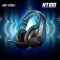 Ant Esports H1100 Pro RGB Wired Over Ear Gaming Headphones with Mic for PC / PS4 / PS5 / Xbox One / Switch1, Carbon Black