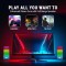Ant Esports GS510 Multimedia 2.0 Channel USB Powered Bluetooth RGB Gaming Speakers with Control pod for Volume, RGB and Memory Card Slot -Perfect Computer Speakers for Desktop, PC, Laptop,Mobile-Black