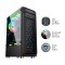 Artis G8301 Gaming Computer Cabinet | Support Micro ATX, ATX Motherboard | 2x120mm RGB Fan