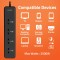 Artis Single Switch Surge Protector | 4 Universal Sockets | Child Safety Shutter AR-4SS-CB