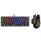 Ant Esports MK1200 Mini Wired Mechanical Gaming Keyboard with RGB Backlit Lighting and 60% Compact Form Factor - Red Switch & GM320 RGB Optical Wired Gaming Mouse | 8 Programmable Buttons | 12800 DPI