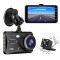 AUSHA® Dash Cam, 1080p Dashboard Camera Recorder,Loop Recording, Motion Detection, 170° Wide-Angle Lens, 2.4” LCD Screen