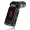 AUSHA®X8 Hands-Free Wireless Bluetooth FM Transmitter 2.1 A Dual USB Port which Supports TF Card and U Disk Car Charger and Mp3 Music Stereo Adapter Compatible with Android and iOS
