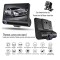AUSHA 3 Channel Dash Camera Full HD 1080p, Front,Inside, Rear Camera | 170° Wide Angle | Night Vision | G-Sensor, Parking Monitor, and Loop Recording Dashboard Cam for Car Security