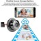 AUSHA® Security Camera-1080P WiFi Security Camera with Audio and Video- Nanny Camera with Night Vision, Smart Motion Detection for Home & Office