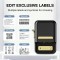 AUSHA B1 Bluetooth Label Printer - Small Portable Thermal Label Maker | Wireless Connectivity | 2 inch Inkless Printing | Barcode, Mini Stickers, Bill, Receipt Machine for Home, Office & Students