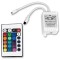 AutoTrends 24 Key IR Remote Controller For RGB 3050/3528 LED Light Strip DC 9V-12V For Car Remote Controls