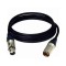XLR Male to XLR Female Balanced Microphone Cable- Black 6M / 20ft