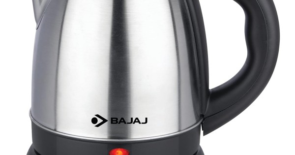 Bajaj KTX 1.8 Litre DLX Electric Kettle, 1500W | Stainless Steel Body ...